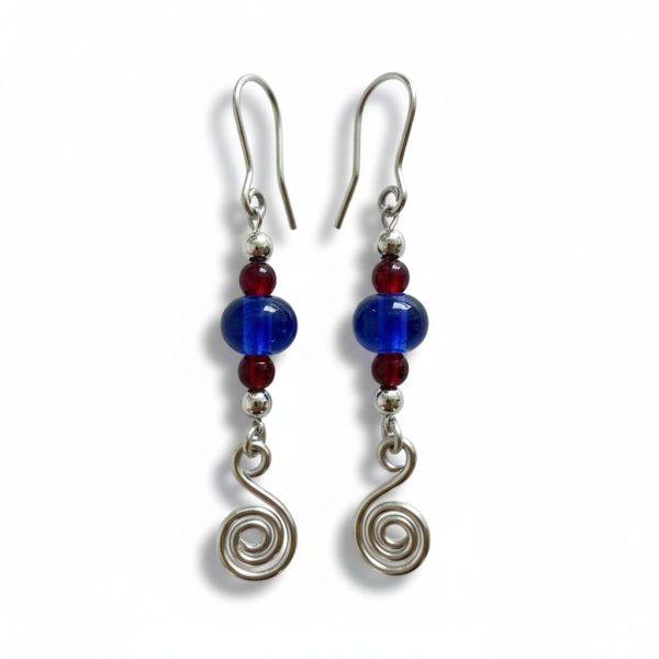 Blue & Garnet