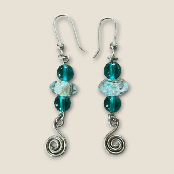 Flat Glass Pattern Beads