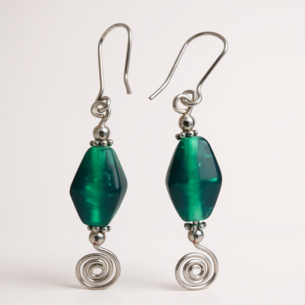 Green African & Silver