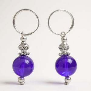 Amethyst Crystal Necklace & Earring Set - Image 3